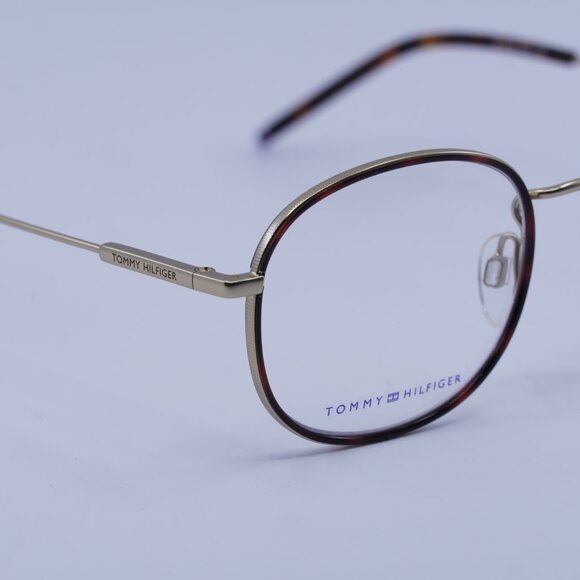Tommy Hilfiger TH 1726 0AOZ 00 Eyeglasses Gold 50mm Round Frame - Picture 5 of 11